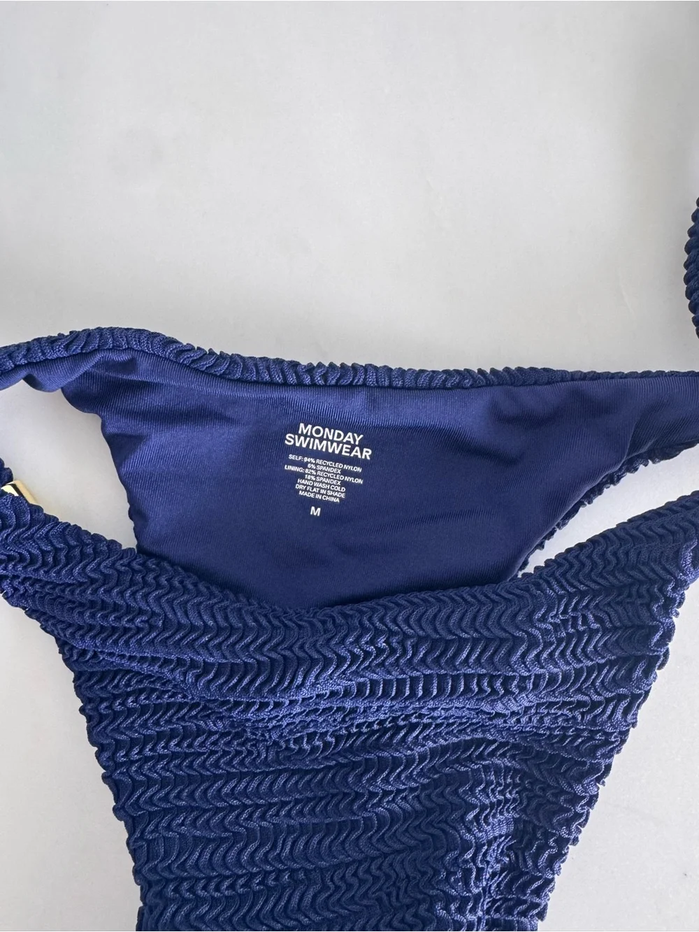 Monday Swimwear Hanalei Bottom in Midnight Crinkle